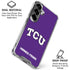 Texas Christian University TCU Horned Frogs Galaxy S26 Plus Clear Case