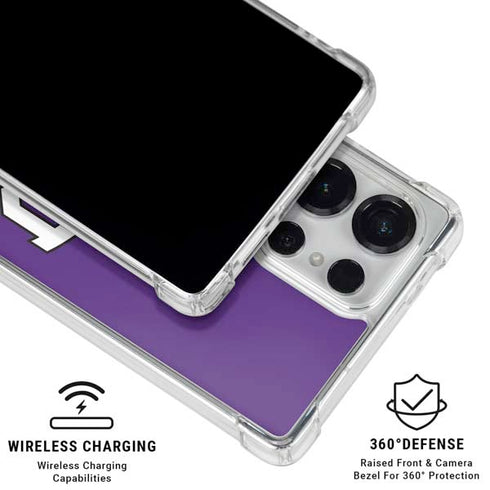 Texas Christian University TCU Horned Frogs Galaxy S26 Ultra Clear Case