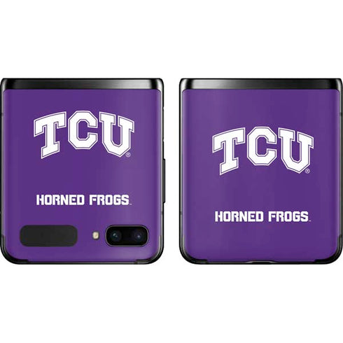 Texas Christian University TCU Horned Frogs Galaxy Z Flip Skin