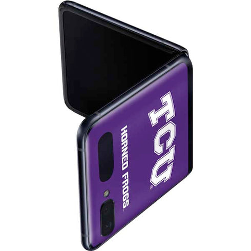 Texas Christian University TCU Horned Frogs Galaxy Z Flip Skin