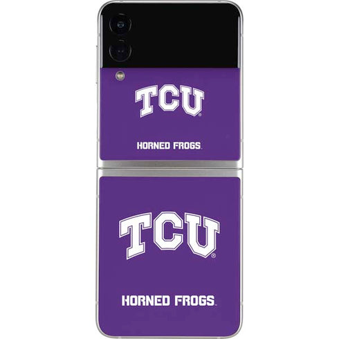 Texas Christian University TCU Horned Frogs Galaxy Z Flip4 5G Skin