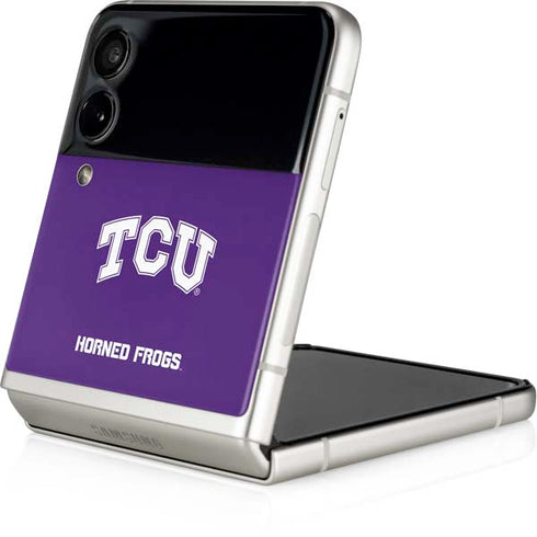 Texas Christian University TCU Horned Frogs Galaxy Z Flip4 5G Skin