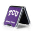 Texas Christian University TCU Horned Frogs Galaxy Z Flip5 5G Clear Case