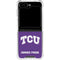 Texas Christian University TCU Horned Frogs Galaxy Z Flip6 Clear Case