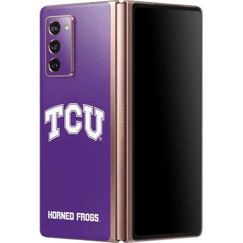 Texas Christian University TCU Horned Frogs Galaxy Z Fold2 5G Skin