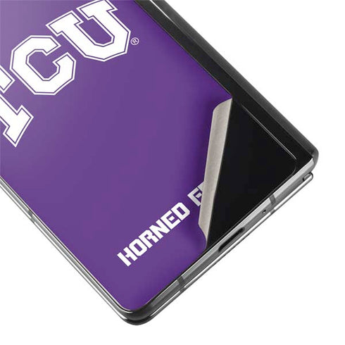 Texas Christian University TCU Horned Frogs Galaxy Z Fold2 5G Skin