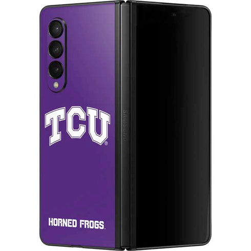 Texas Christian University TCU Horned Frogs Galaxy Z Fold3 5G Skin
