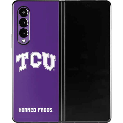 Texas Christian University TCU Horned Frogs Galaxy Z Fold3 5G Skin
