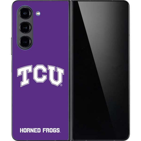 Texas Christian University TCU Horned Frogs Galaxy Z Fold5 5G Skin
