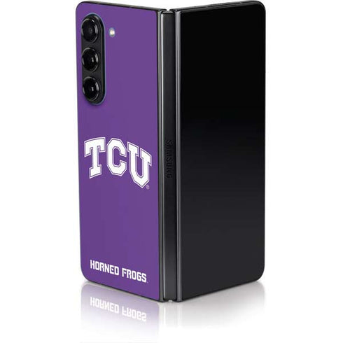 Texas Christian University TCU Horned Frogs Galaxy Z Fold5 5G Skin
