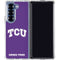 Texas Christian University TCU Horned Frogs Galaxy Z Fold6 Clear Case