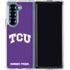 Texas Christian University TCU Horned Frogs Galaxy Z Fold6 Clear Case
