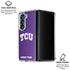 Texas Christian University TCU Horned Frogs Galaxy Z Fold6 Clear Case