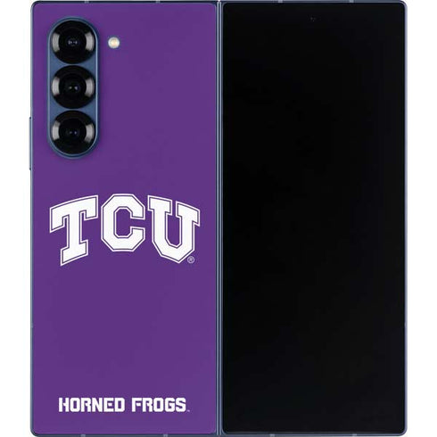 Texas Christian University TCU Horned Frogs Galaxy Z Fold6 Skin