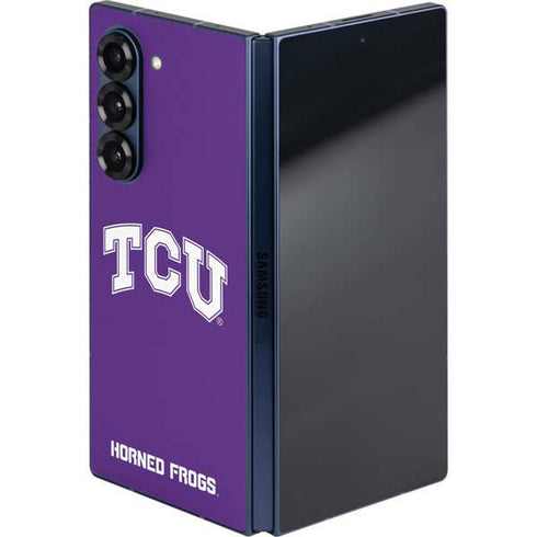 Texas Christian University TCU Horned Frogs Galaxy Z Fold6 Skin