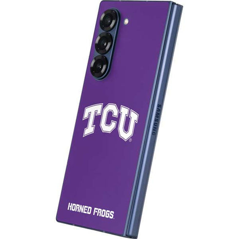 Texas Christian University TCU Horned Frogs Galaxy Z Fold6 Skin