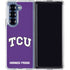 Texas Christian University TCU Horned Frogs Galaxy Z Fold7 Clear Case