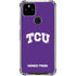 Texas Christian University TCU Horned Frogs Google Pixel 4a 5G Clear Case