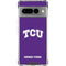 Texas Christian University TCU Horned Frogs Google Pixel 7 Pro Clear Case