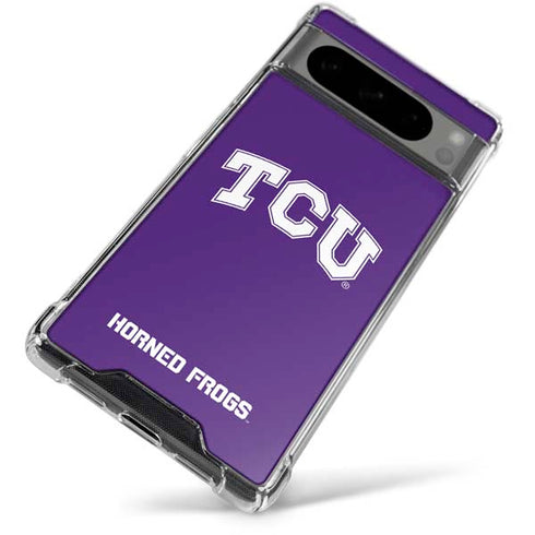 Texas Christian University TCU Horned Frogs Google Pixel 8 Pro Clear Case