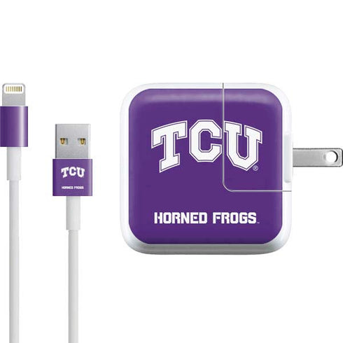 Texas Christian University TCU Horned Frogs iPad Charger (10W USB) Skin