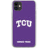 Texas Christian University TCU Horned Frogs iPhone 11 Clear Case