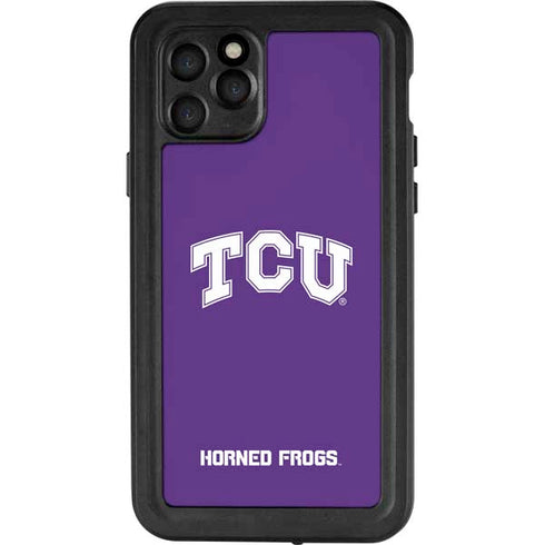 Texas Christian University TCU Horned Frogs iPhone 11 Pro Waterproof Case
