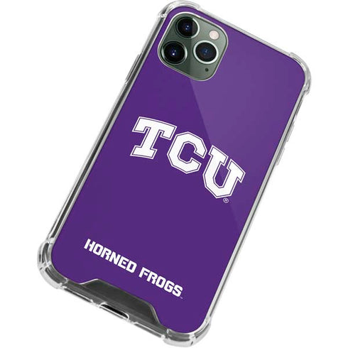 Texas Christian University TCU Horned Frogs iPhone 12 Pro Clear Case