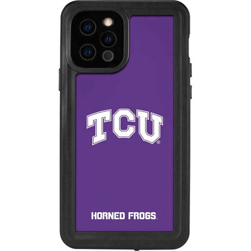 Texas Christian University TCU Horned Frogs iPhone 12 Pro Waterproof Case