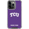 Texas Christian University TCU Horned Frogs iPhone 13 Pro Clear Case
