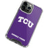 Texas Christian University TCU Horned Frogs iPhone 13 Pro Max Clear Case