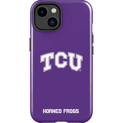 Texas Christian University TCU Horned Frogs iPhone 15 Plus Impact Case