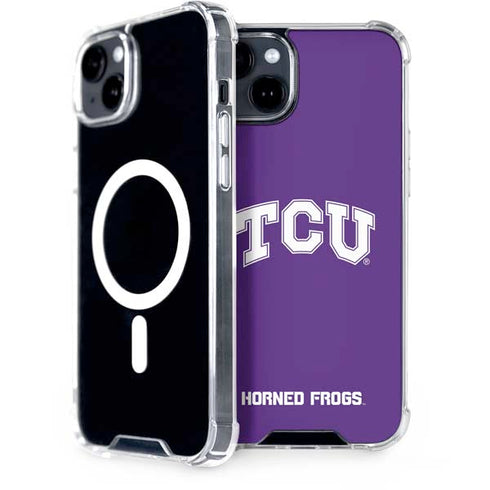Texas Christian University TCU Horned Frogs iPhone 15 Plus MagSafe Case