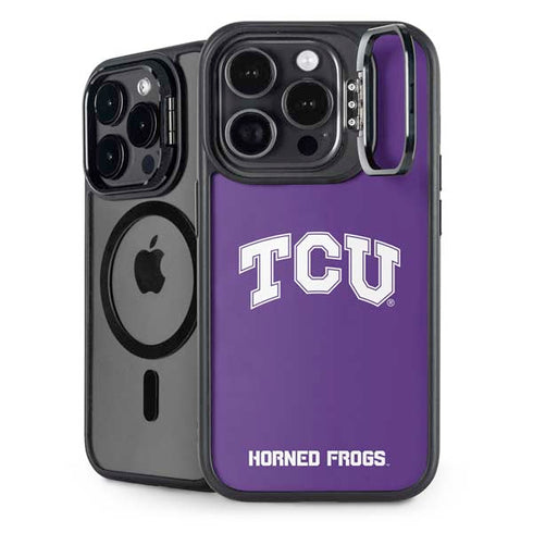 Texas Christian University TCU Horned Frogs iPhone 14 Pro Max Kickstand Case