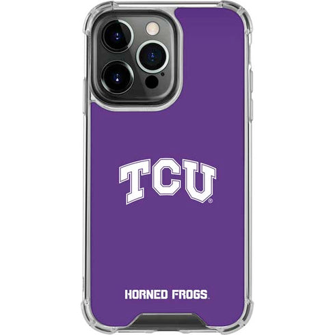 Texas Christian University TCU Horned Frogs iPhone 15 Pro Clear Case