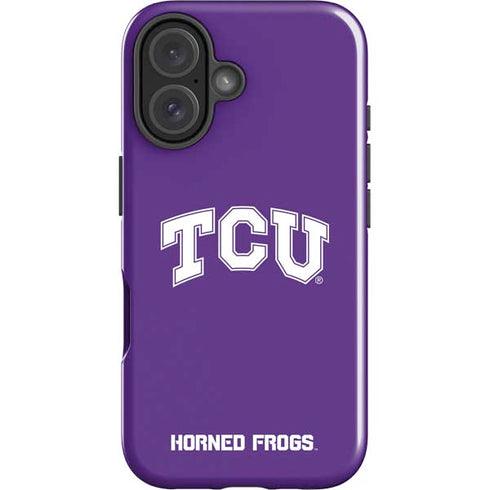 Texas Christian University TCU Horned Frogs iPhone 16 Impact Case