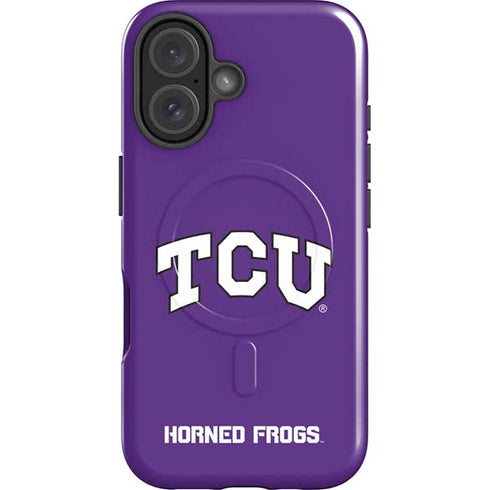 Texas Christian University TCU Horned Frogs iPhone 16 Magsafe Impact Case