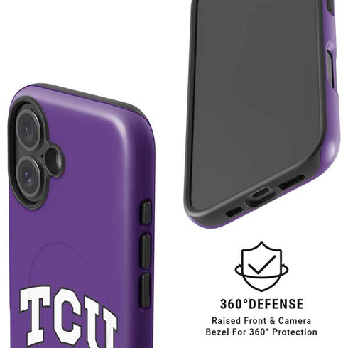 Texas Christian University TCU Horned Frogs iPhone 16 Magsafe Impact Case