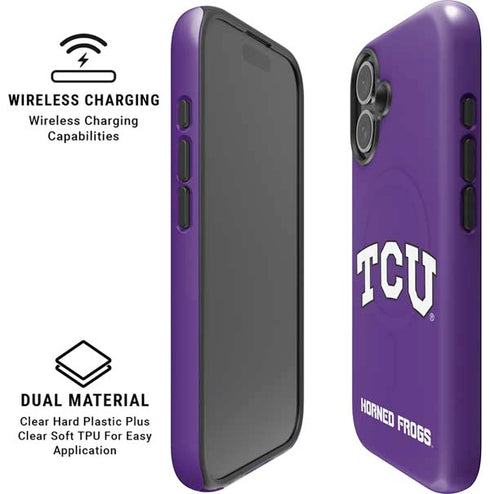 Texas Christian University TCU Horned Frogs iPhone 16 Magsafe Impact Case