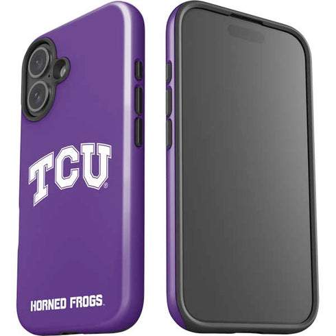 Texas Christian University TCU Horned Frogs iPhone 16 Plus Impact Case