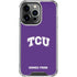Texas Christian University TCU Horned Frogs iPhone 16 Pro Clear Case