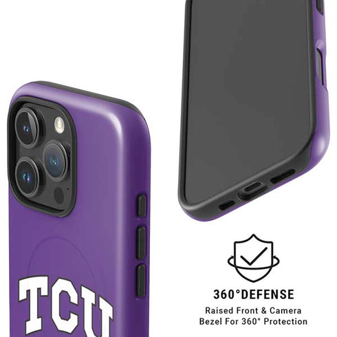 Texas Christian University TCU Horned Frogs iPhone 16 Pro Max Magsafe Impact Case