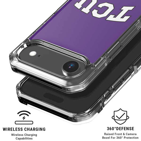 Texas Christian University TCU Horned Frogs iPhone 17 Air Clear Case