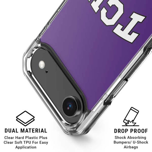 Texas Christian University TCU Horned Frogs iPhone 17 Air Clear Case