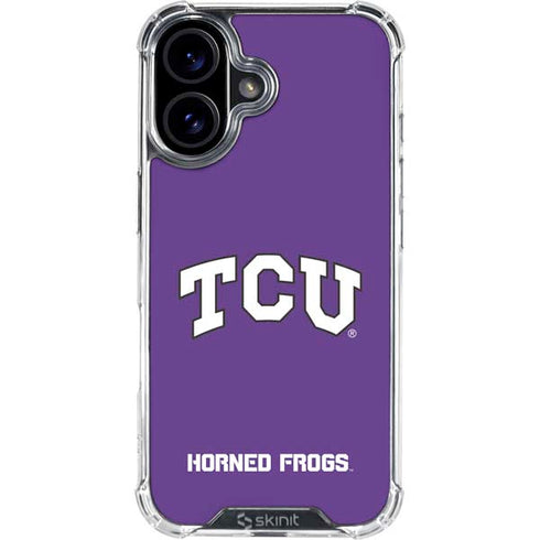Texas Christian University TCU Horned Frogs iPhone 17 Clear Case