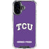 Texas Christian University TCU Horned Frogs iPhone 17 Clear Case