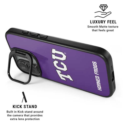 Texas Christian University TCU Horned Frogs iPhone 17 Kickstand Case