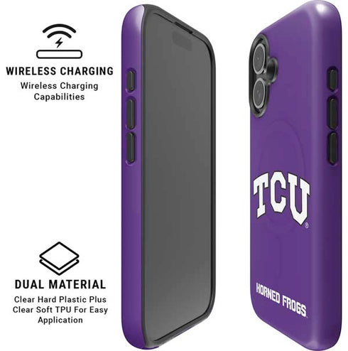 Texas Christian University TCU Horned Frogs iPhone 17 Magsafe Impact Case