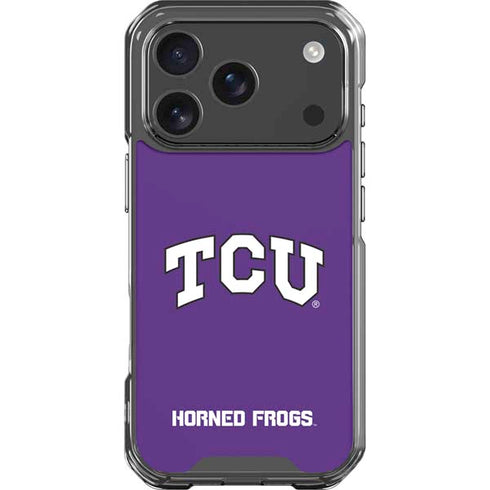 Texas Christian University TCU Horned Frogs iPhone 17 Pro Clear Case