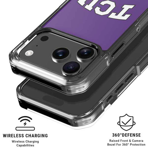 Texas Christian University TCU Horned Frogs iPhone 17 Pro Clear Case